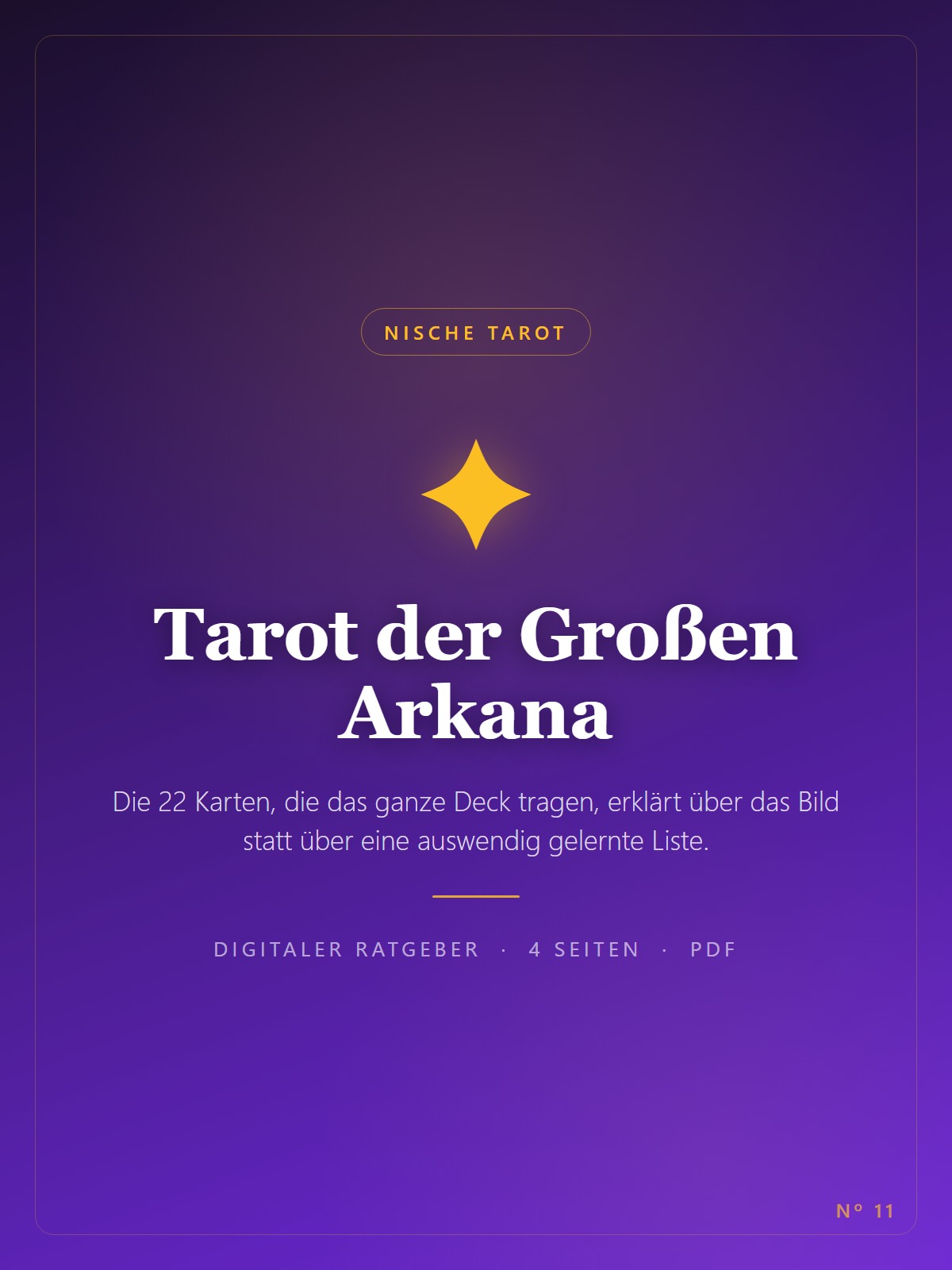Tarot der Großen Arkana