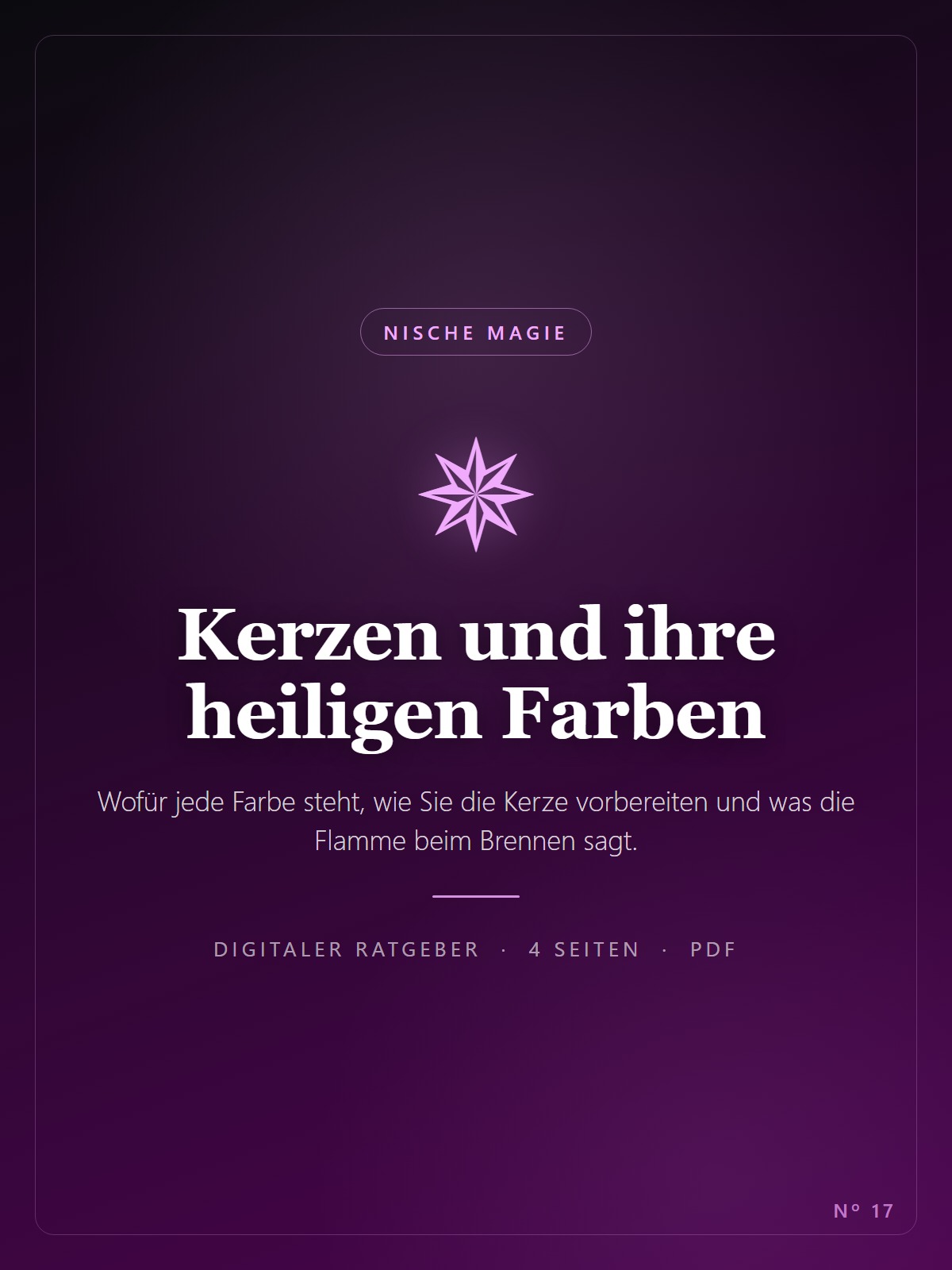 Kerzen und ihre heiligen Farben