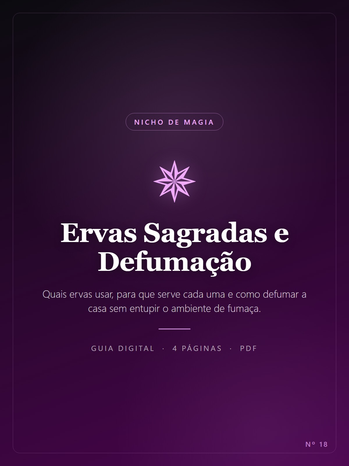 Ervas Sagradas e Defumação