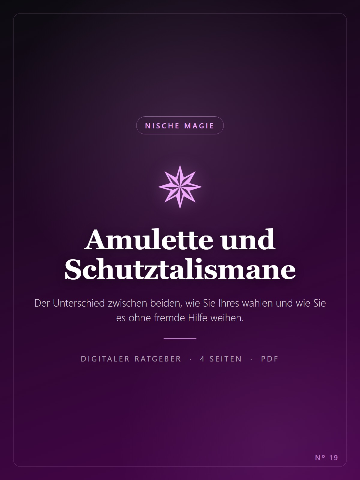 Amulette und Schutztalismane