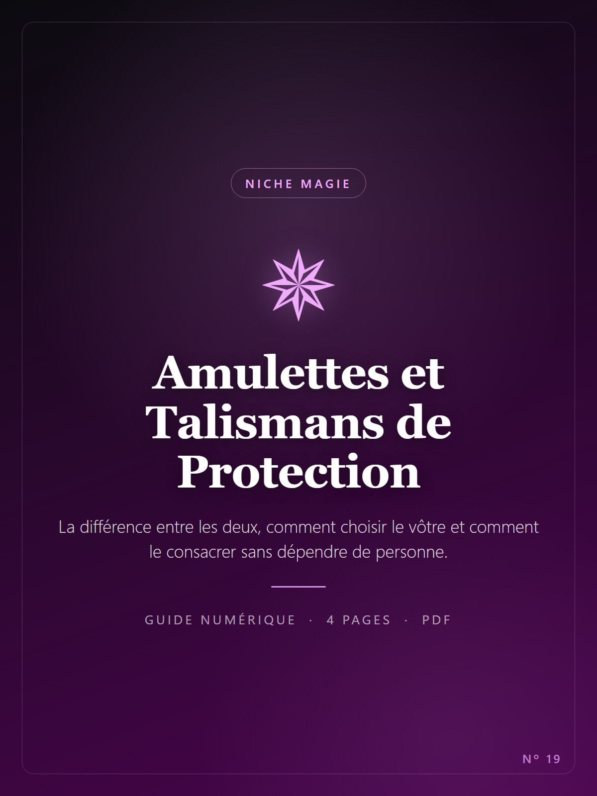 Amulettes et Talismans de Protection