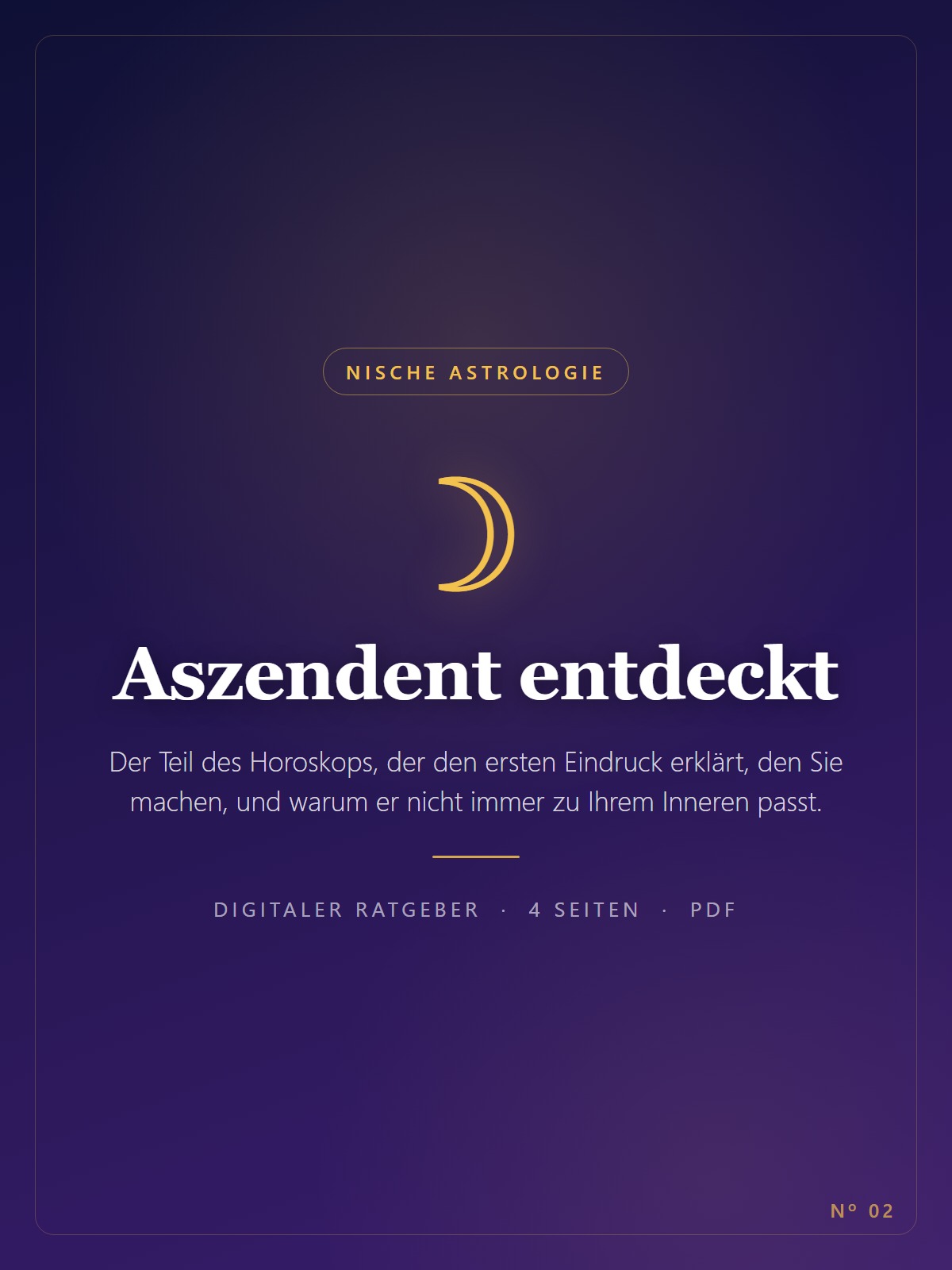 Aszendent entdeckt