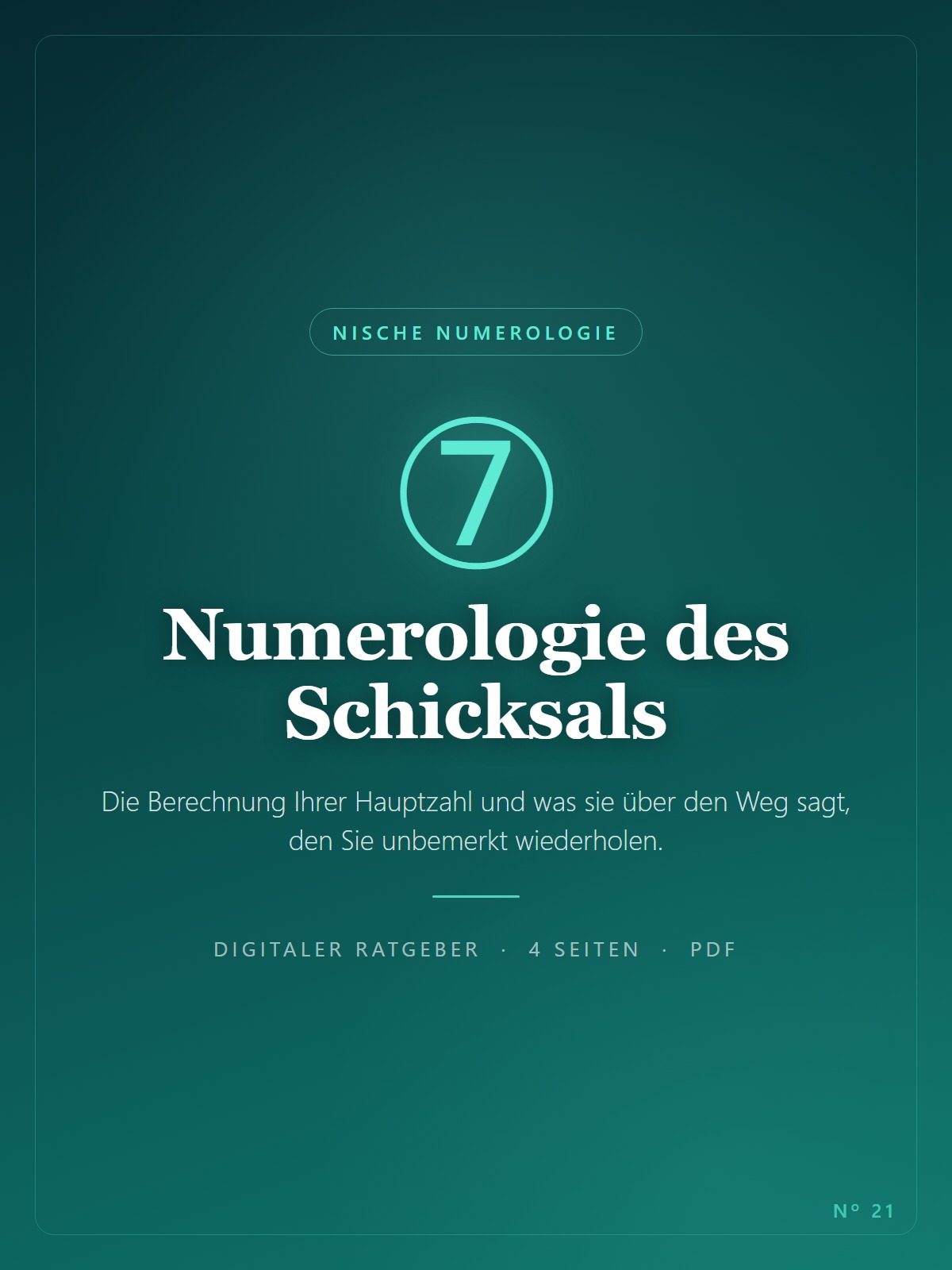 Numerologie des Schicksals