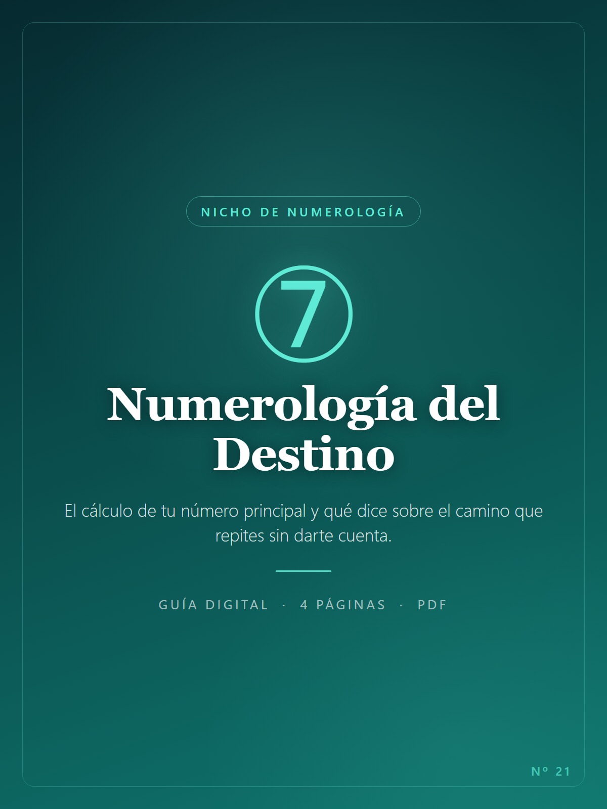 Numerología del Destino