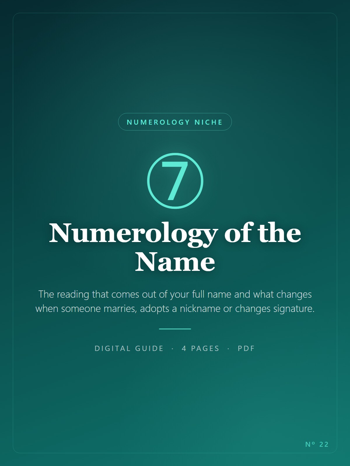 Numerology of the Name