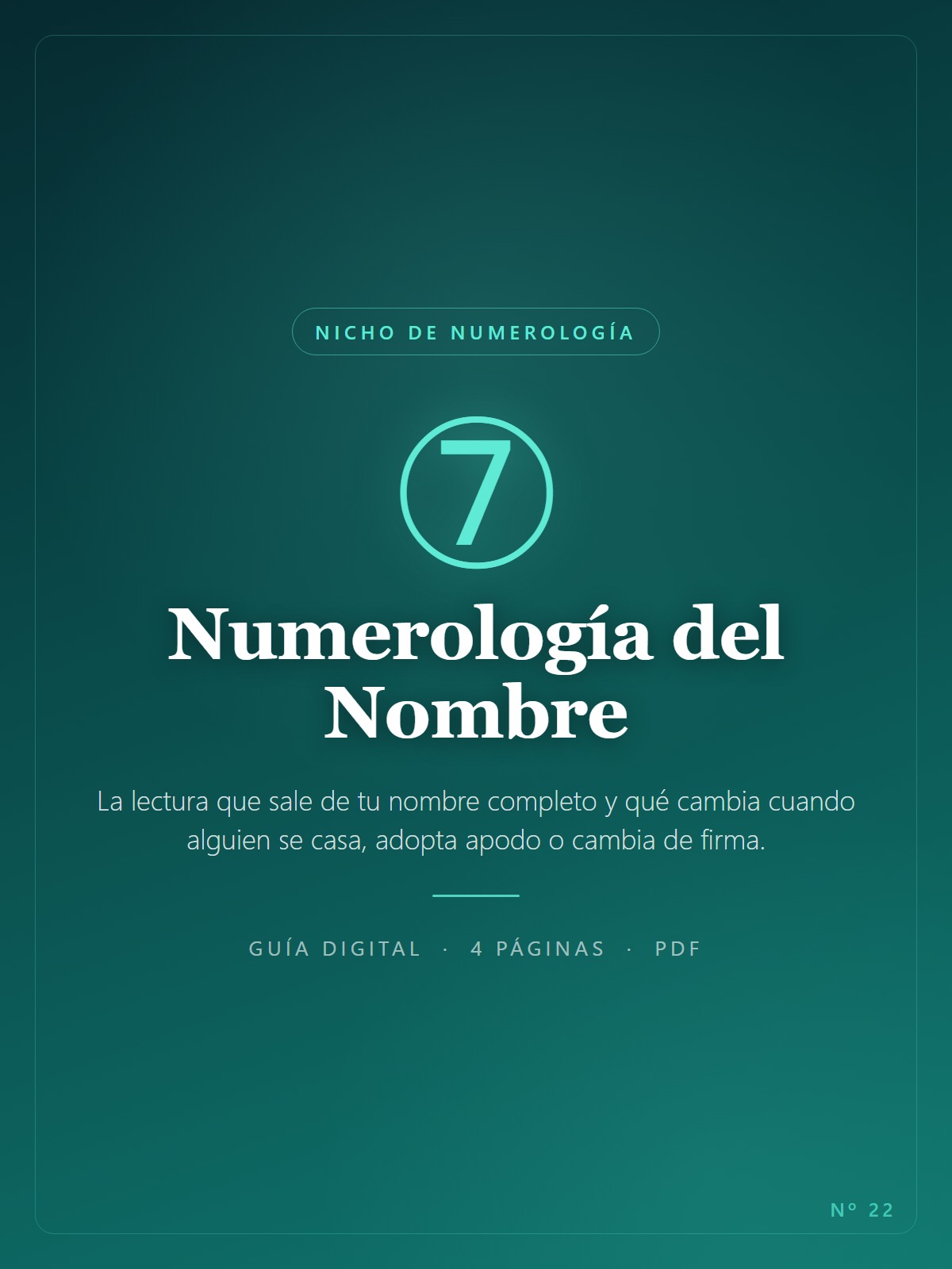 Numerología del Nombre