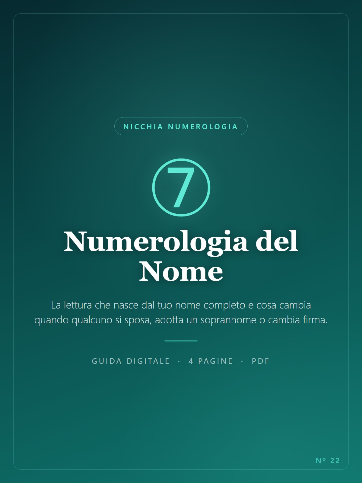Numerologia del Nome