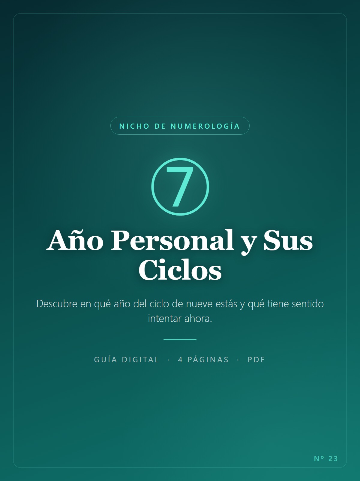 Año Personal y Sus Ciclos