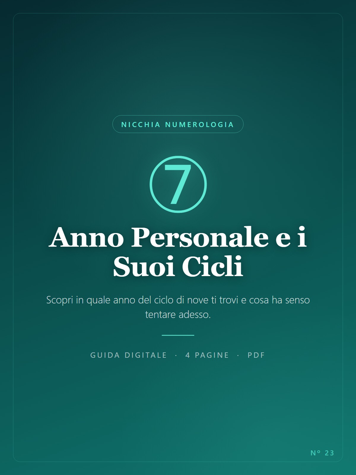 Anno Personale e i Suoi Cicli