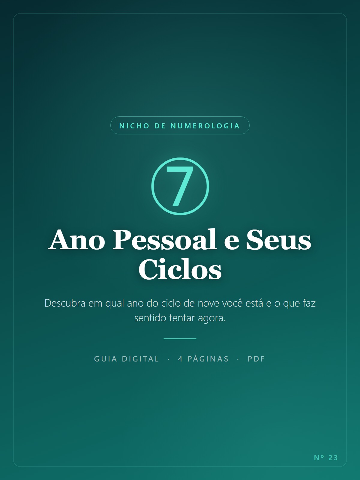 Ano Pessoal e Seus Ciclos
