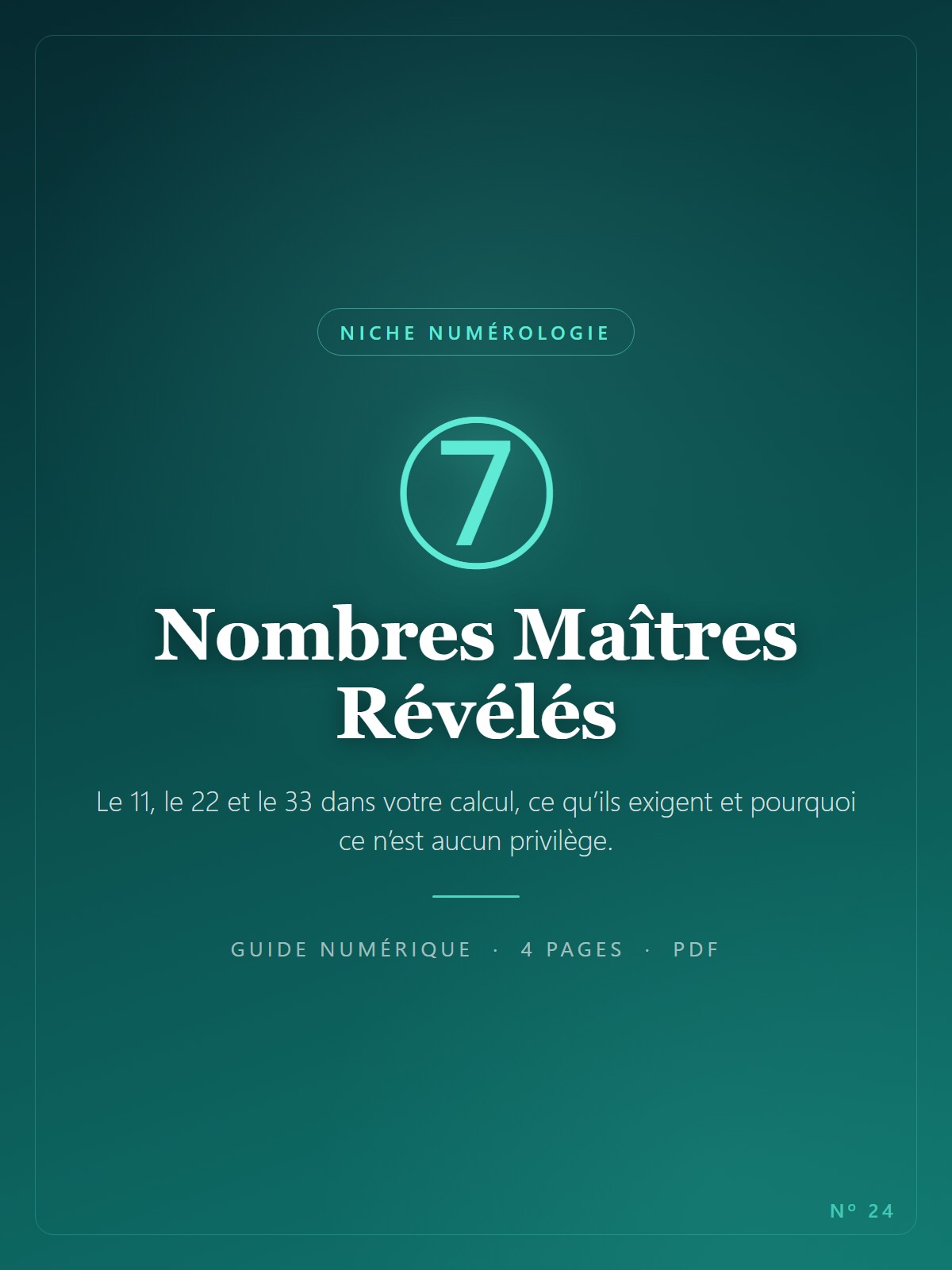 Nombres Maîtres Révélés