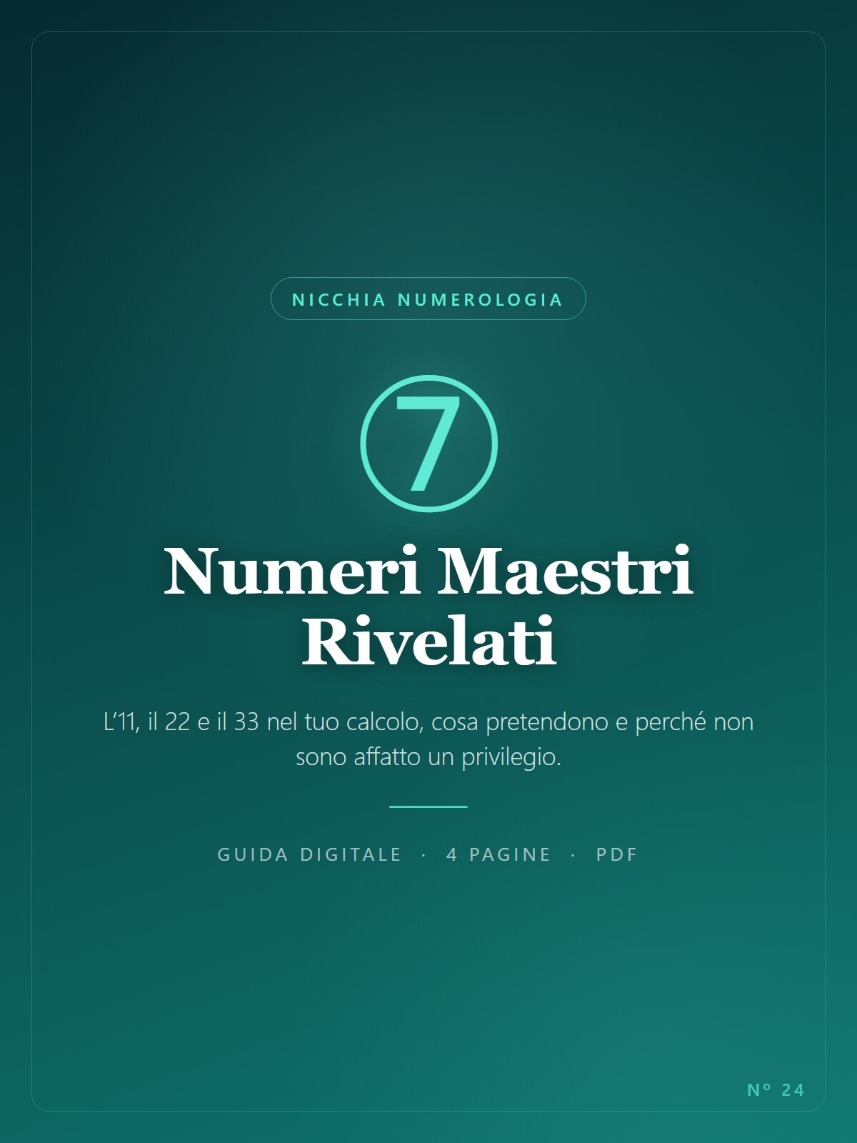 Numeri Maestri Rivelati