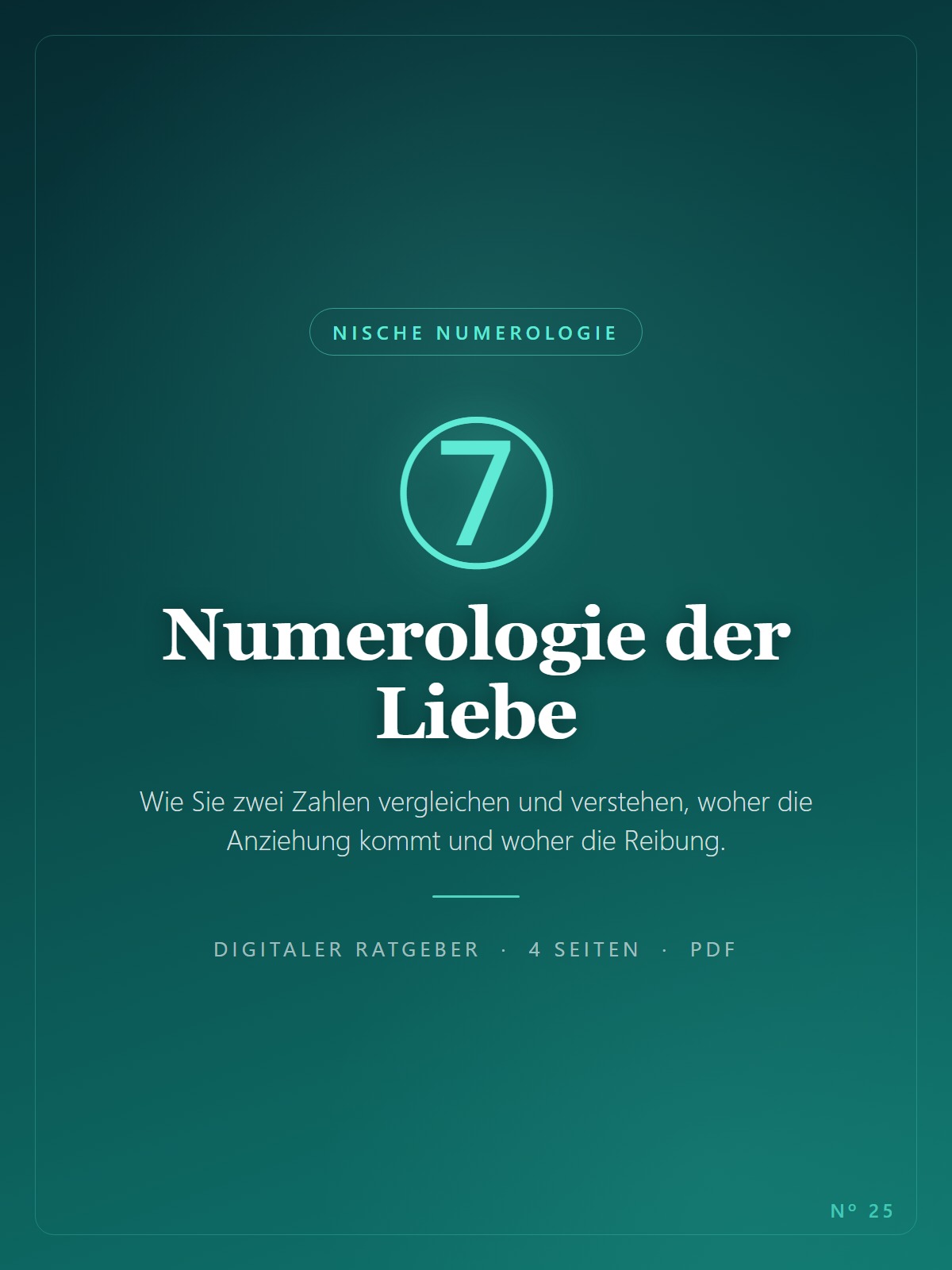 Numerologie der Liebe