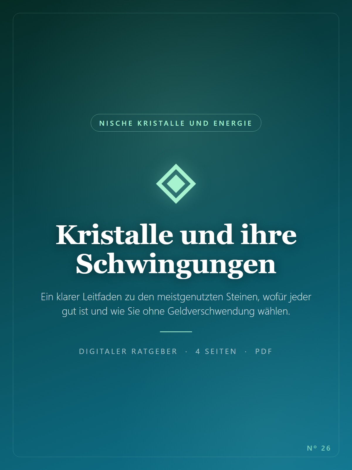 Kristalle und ihre Schwingungen