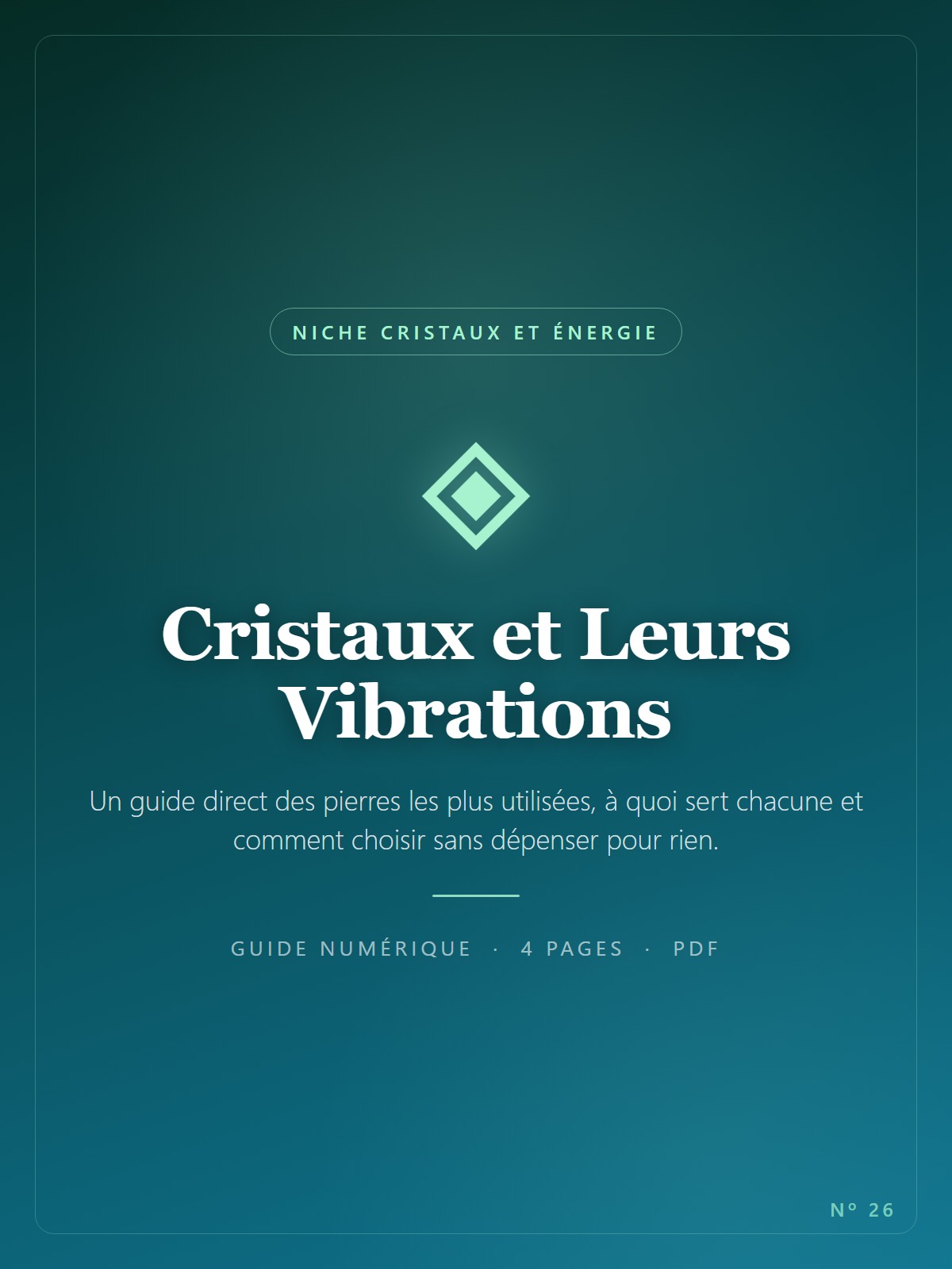 Cristaux et Leurs Vibrations