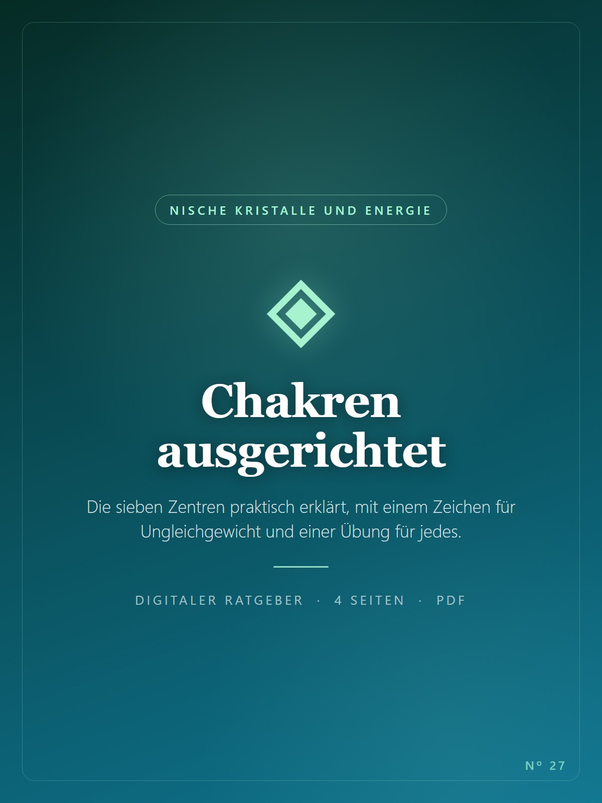 Chakren ausgerichtet