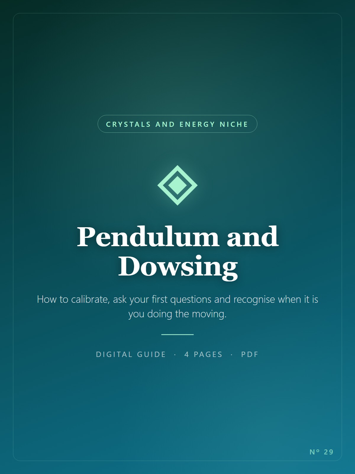 Pendulum and Dowsing