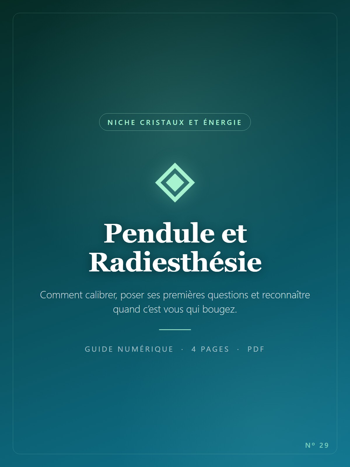 Pendule et Radiesthésie