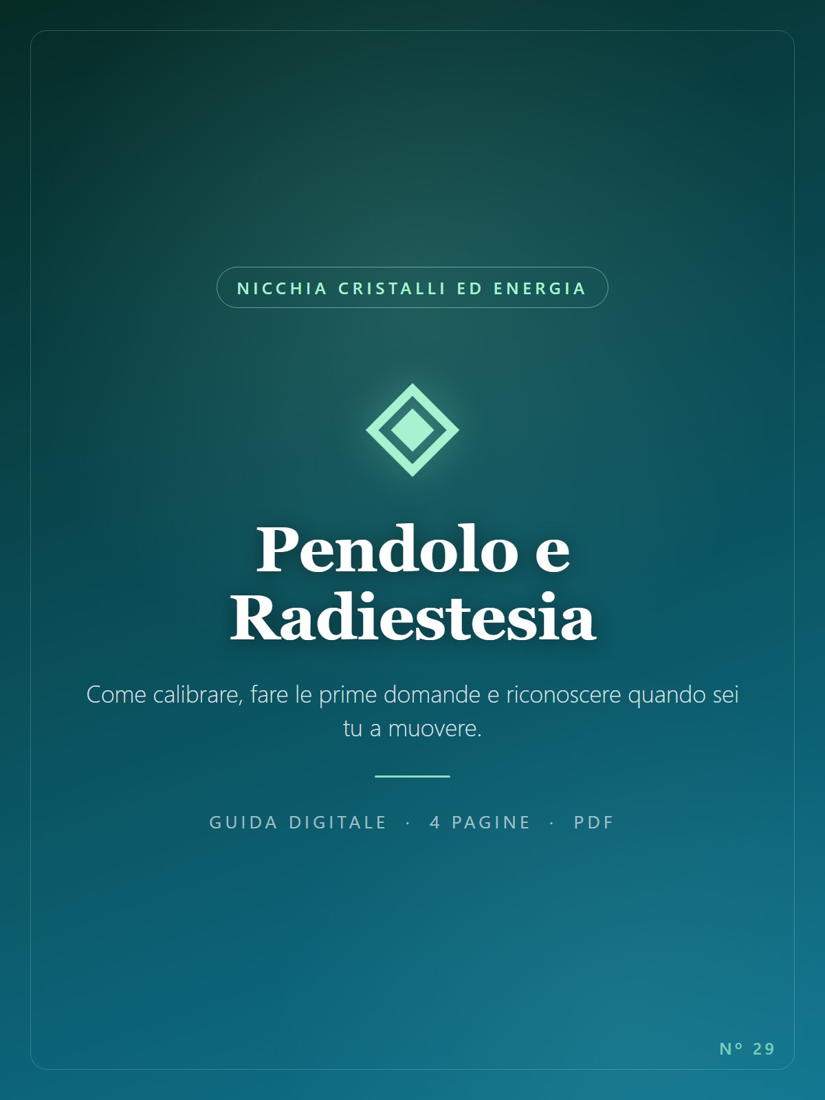 Pendolo e Radiestesia