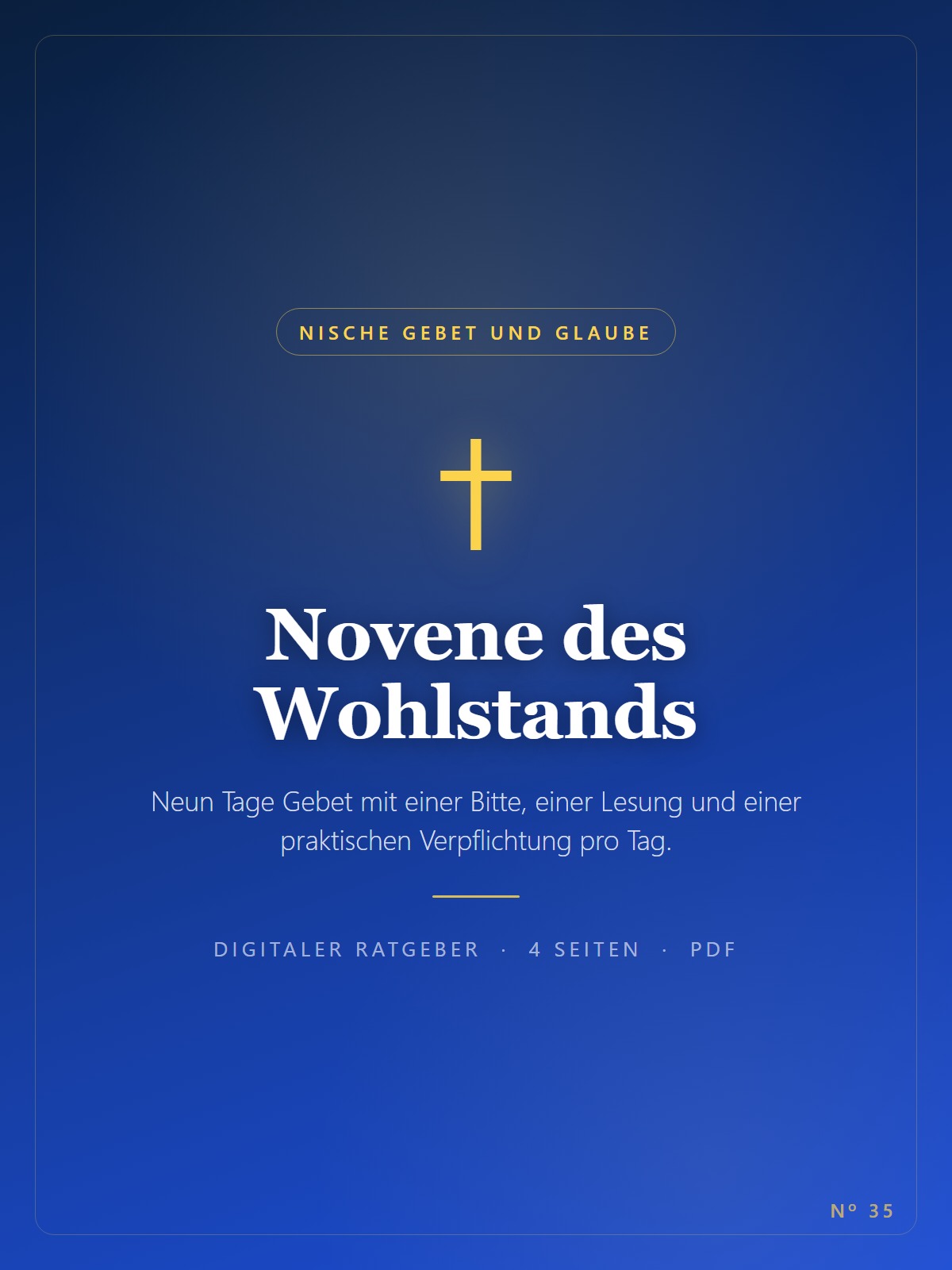 Novene des Wohlstands
