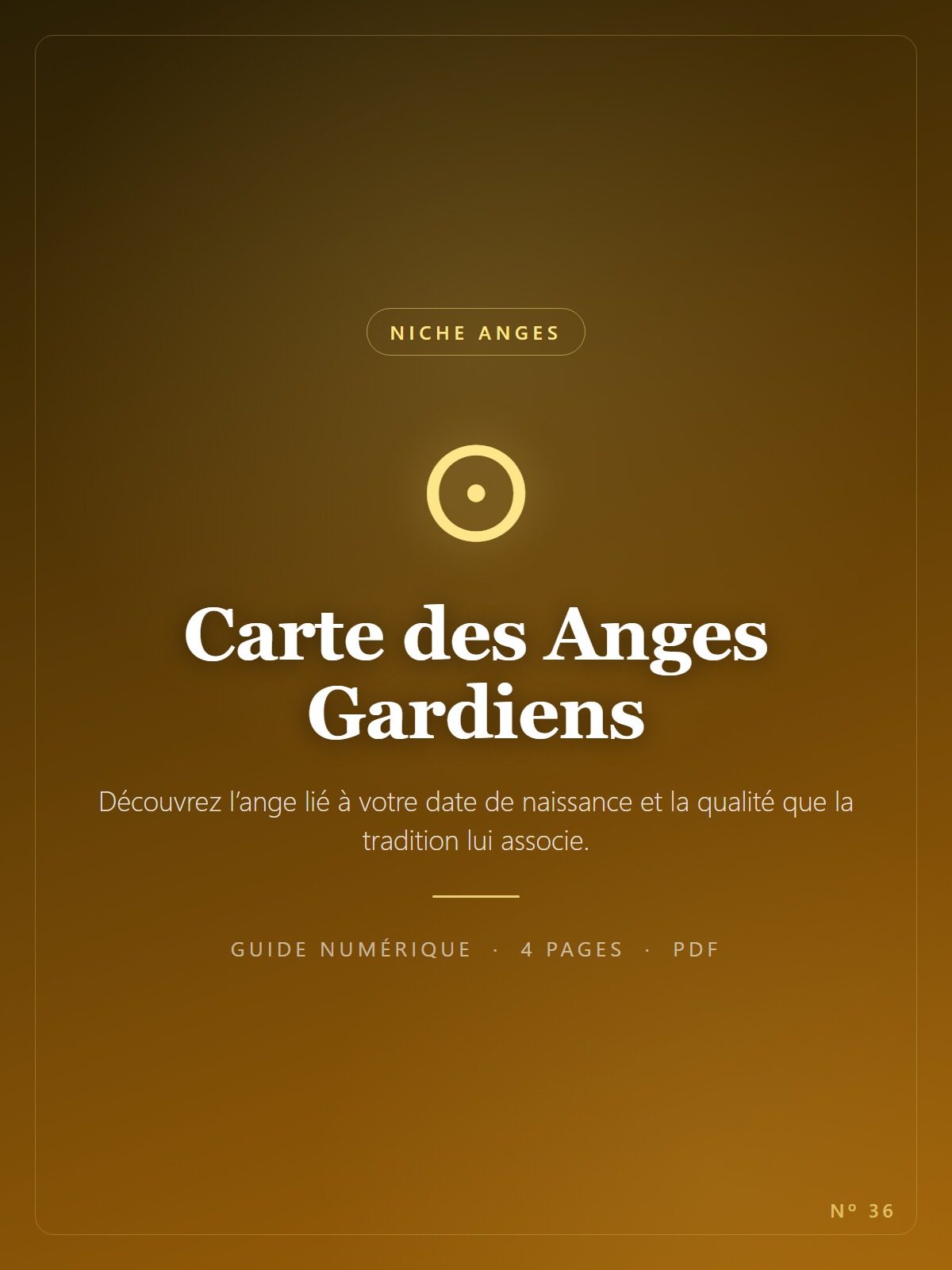Carte des Anges Gardiens