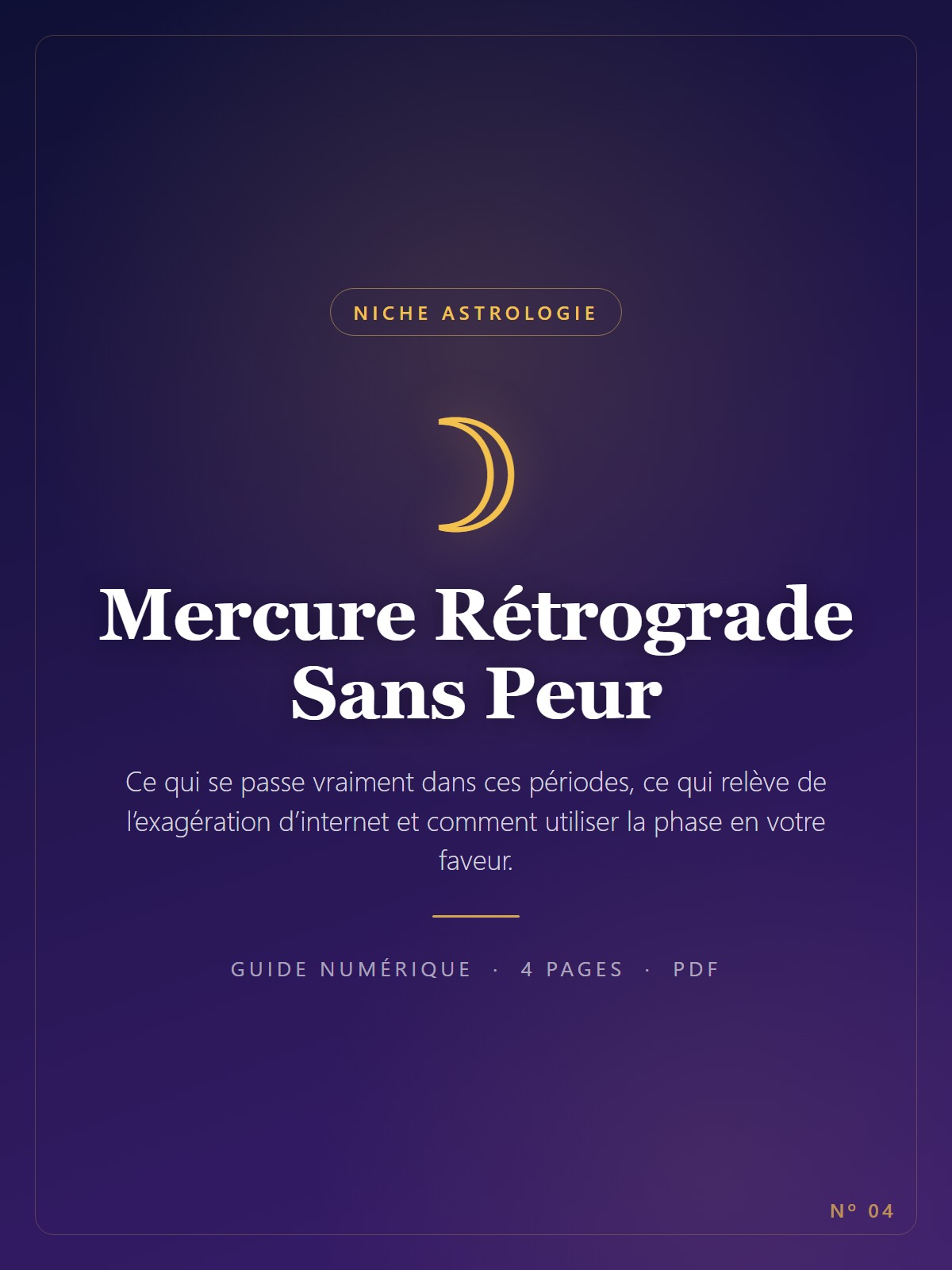 Mercure Rétrograde Sans Peur