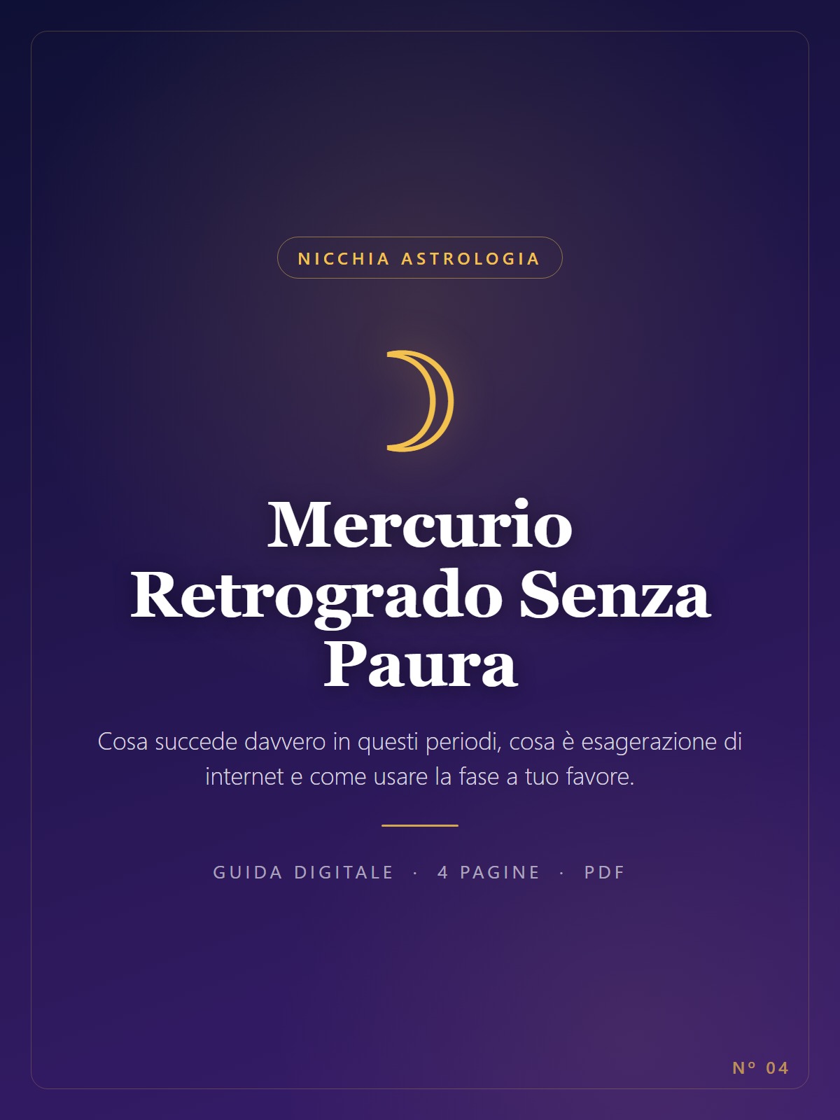 Mercurio Retrogrado Senza Paura