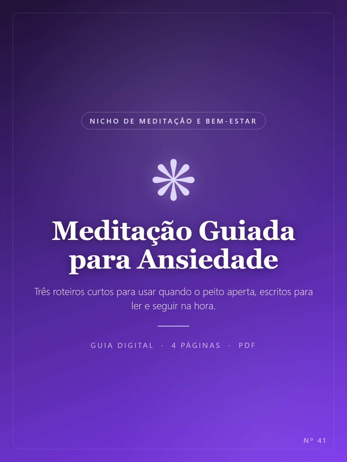 Meditação Guiada para Ansiedade