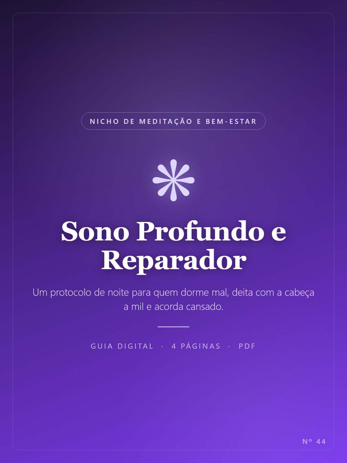 Sono Profundo e Reparador