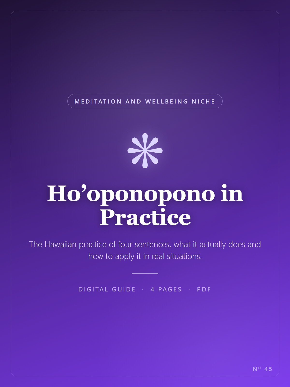 Ho’oponopono in Practice