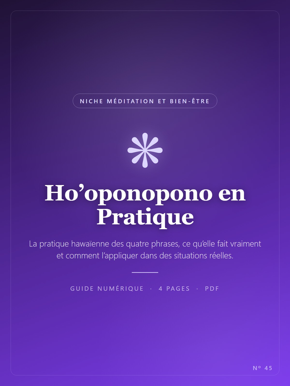 Ho’oponopono en Pratique