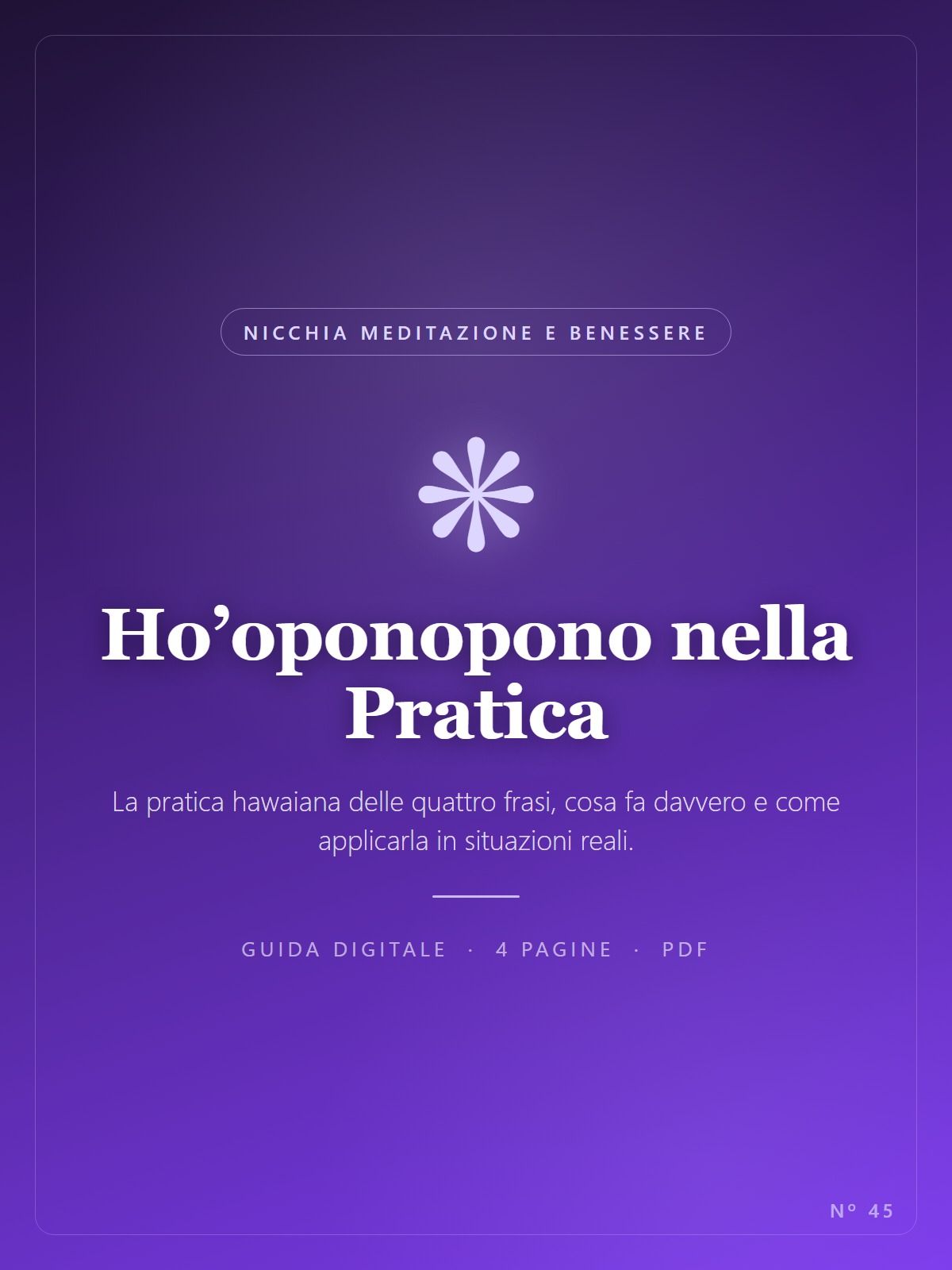 Ho’oponopono nella Pratica