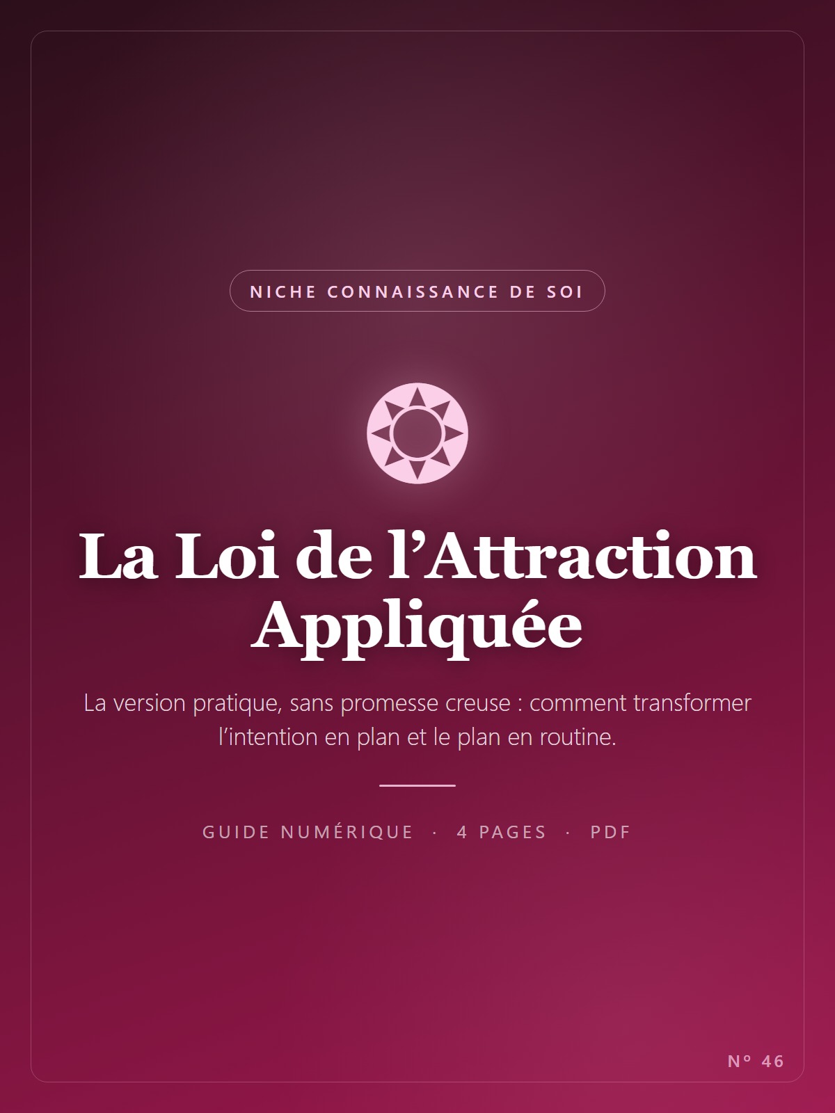 La Loi de l’Attraction Appliquée