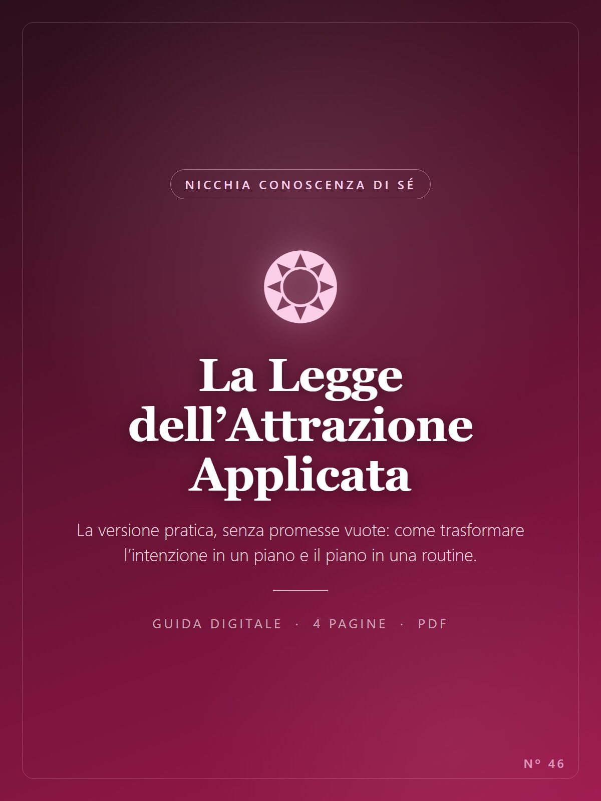 La Legge dell’Attrazione Applicata
