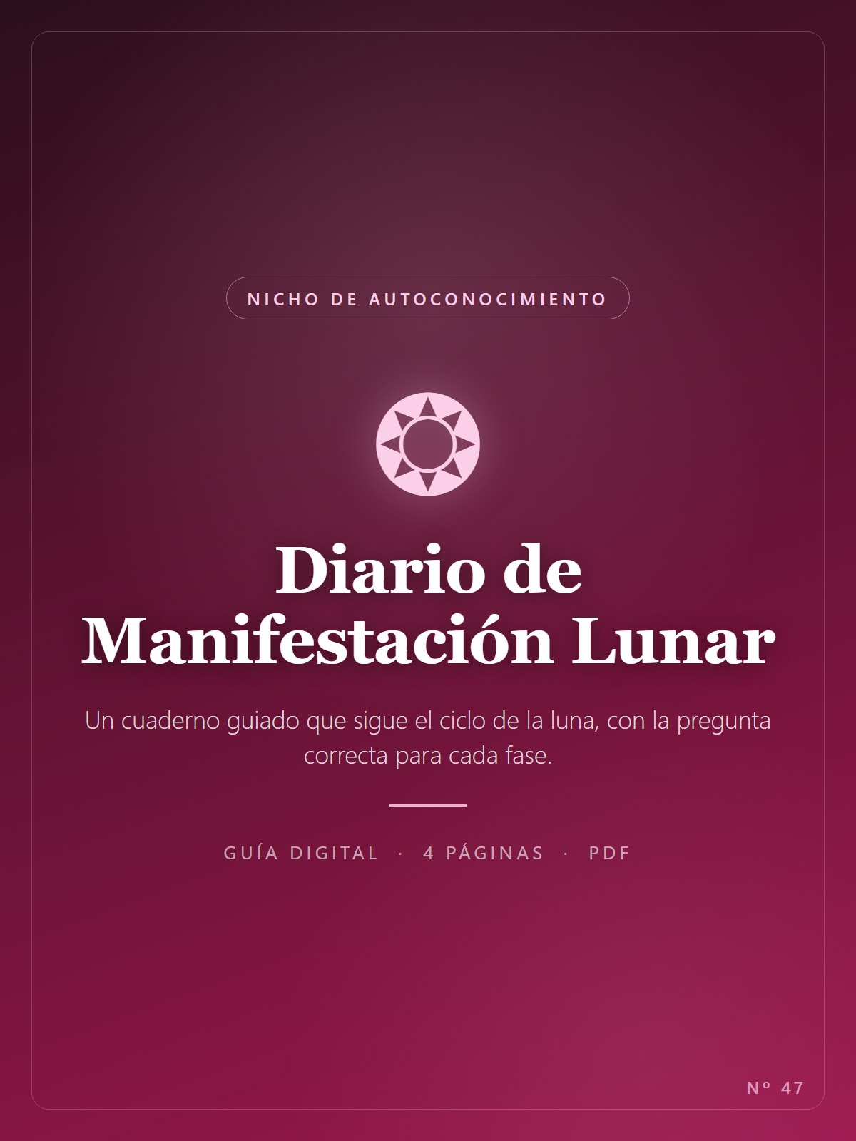 Diario de Manifestación Lunar