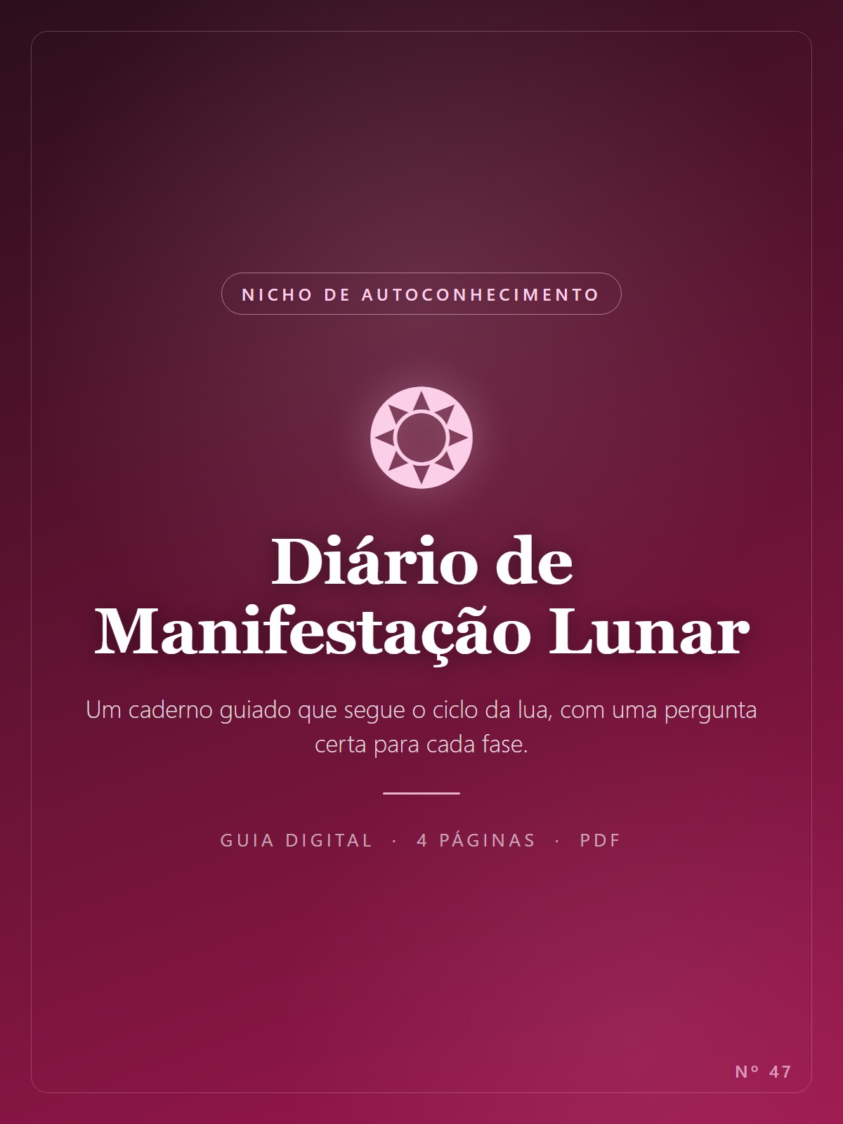 Diário de Manifestação Lunar