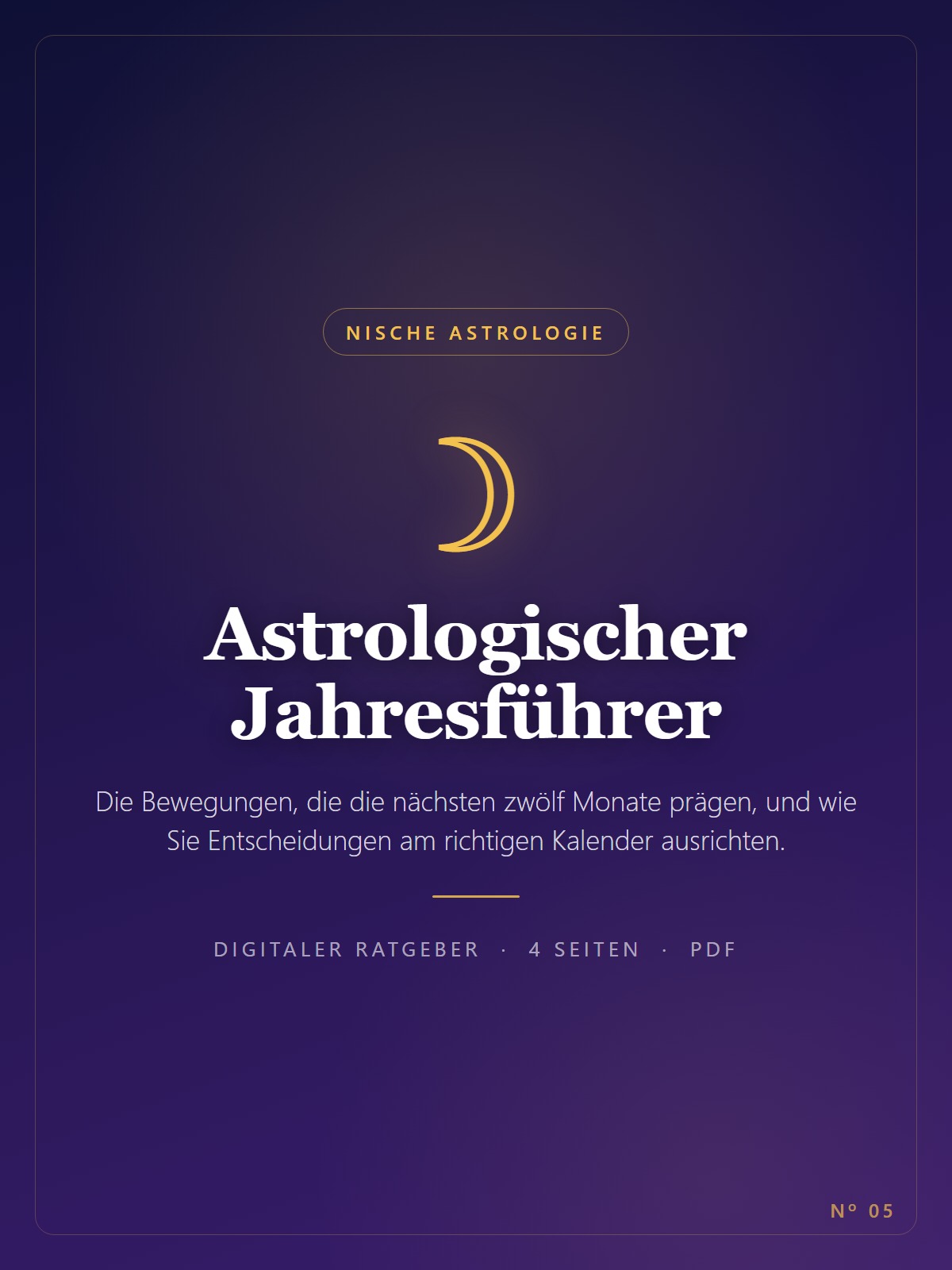 Astrologischer Jahresführer