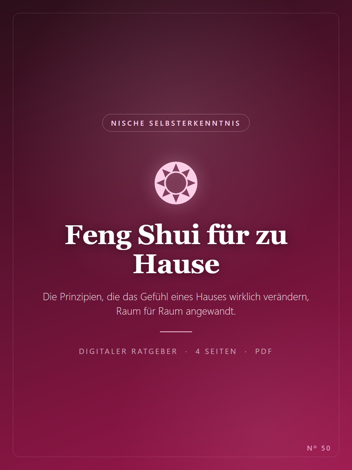 Feng Shui für zu Hause