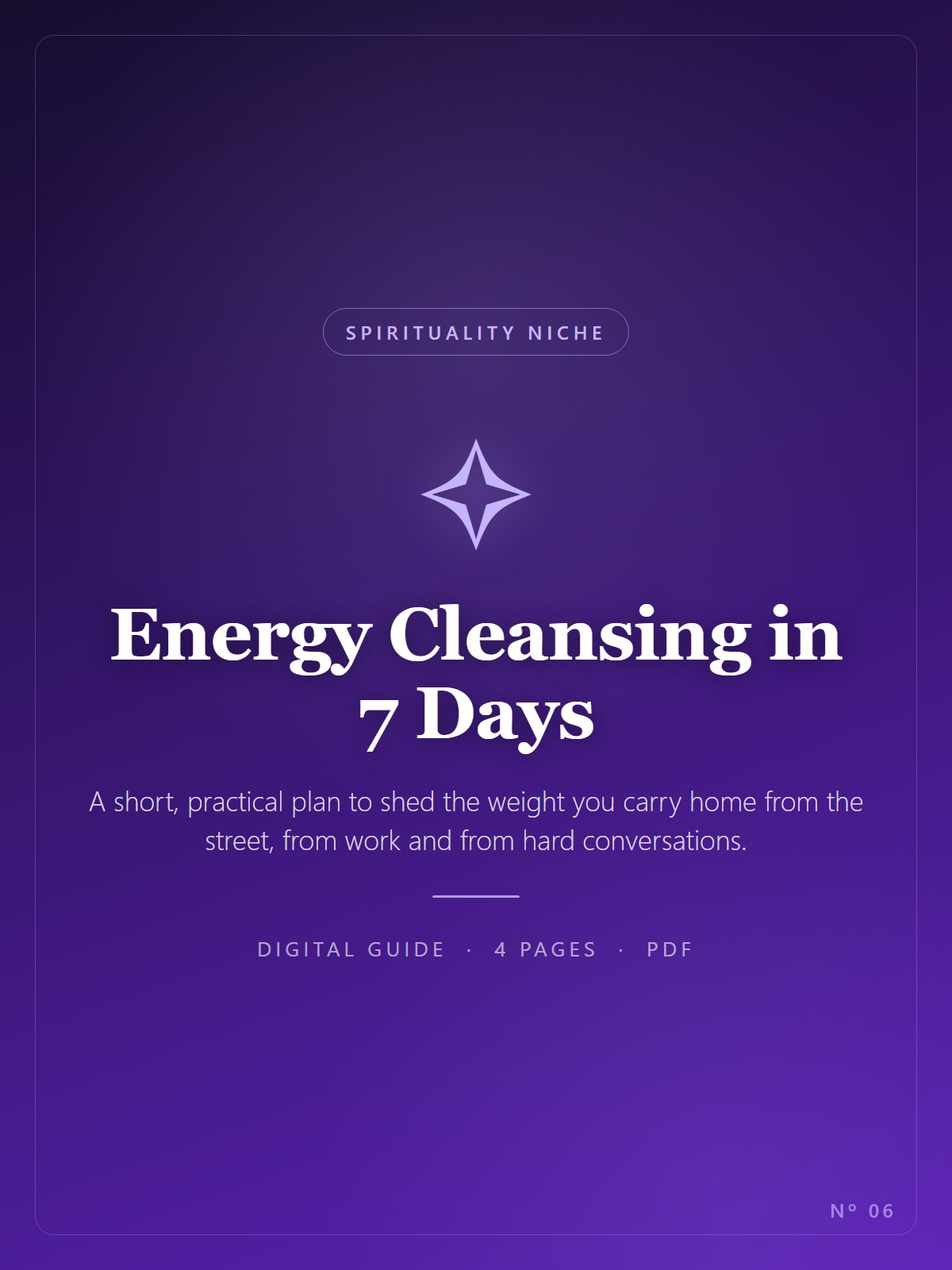 Energy Cleansing in 7 Days