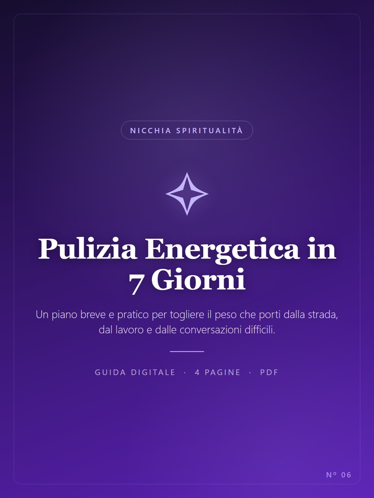 Pulizia Energetica in 7 Giorni