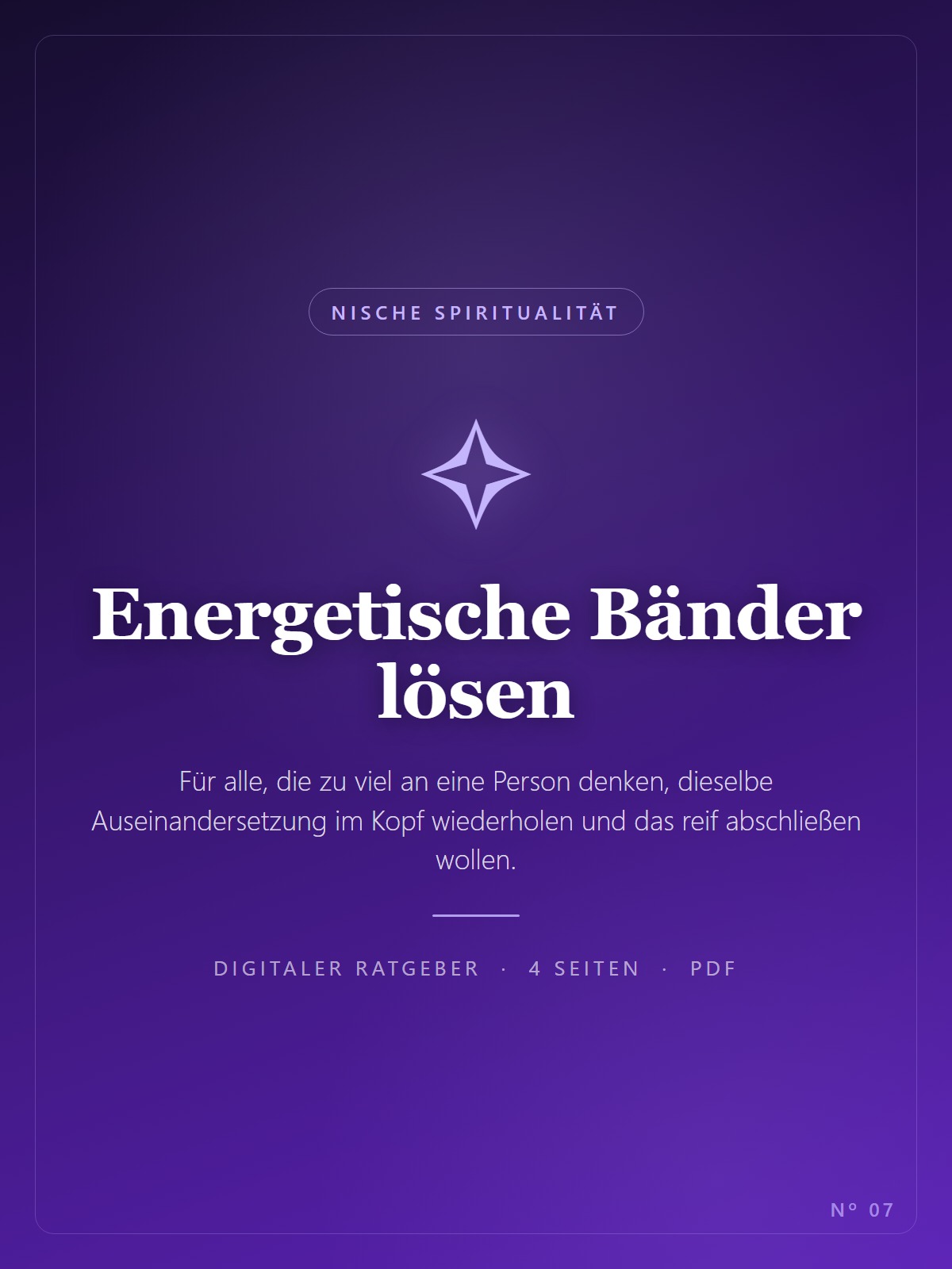 Energetische Bänder lösen