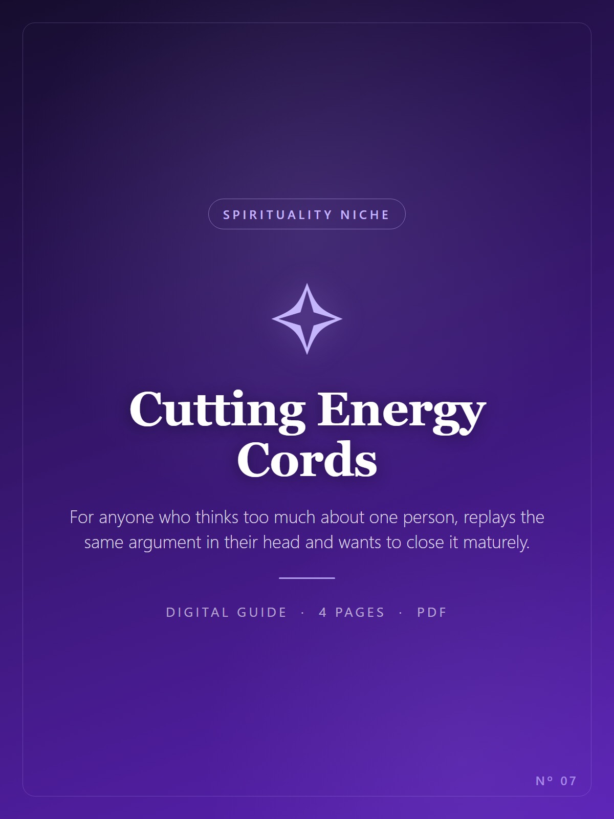 Cutting Energy Cords