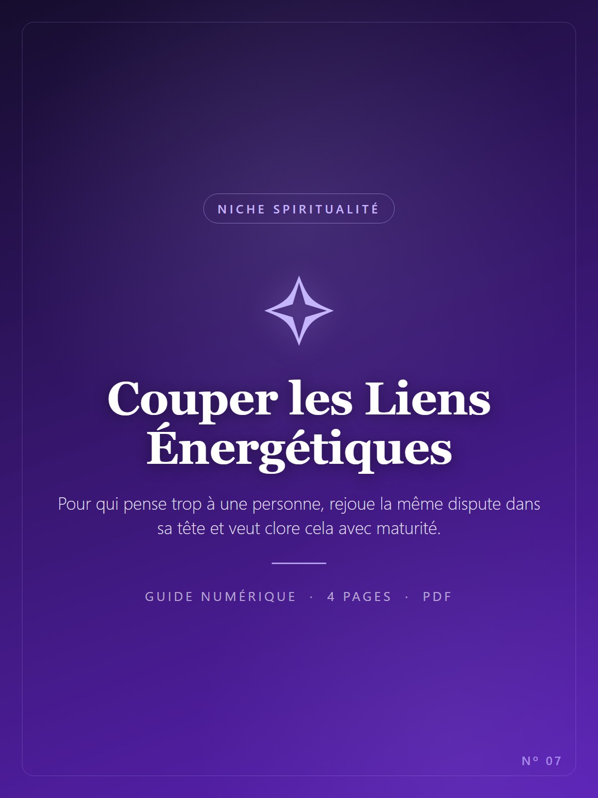 Couper les Liens Énergétiques