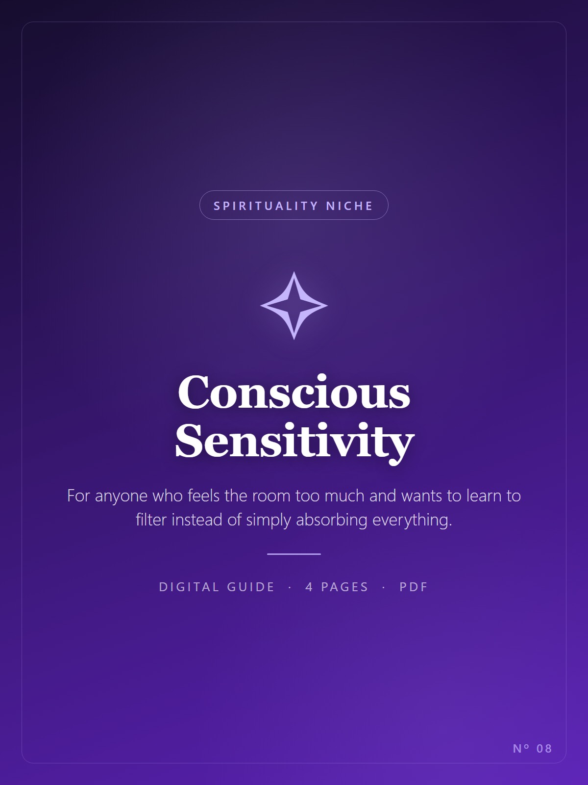 Conscious Sensitivity